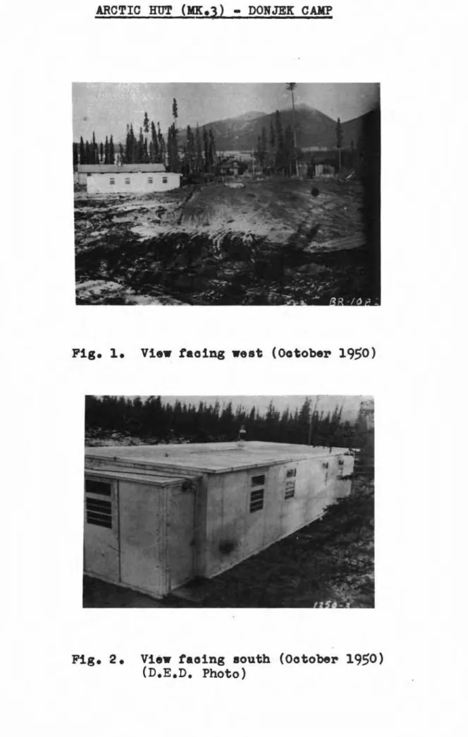 Fig. 1. View facing west (Ootober 1950)