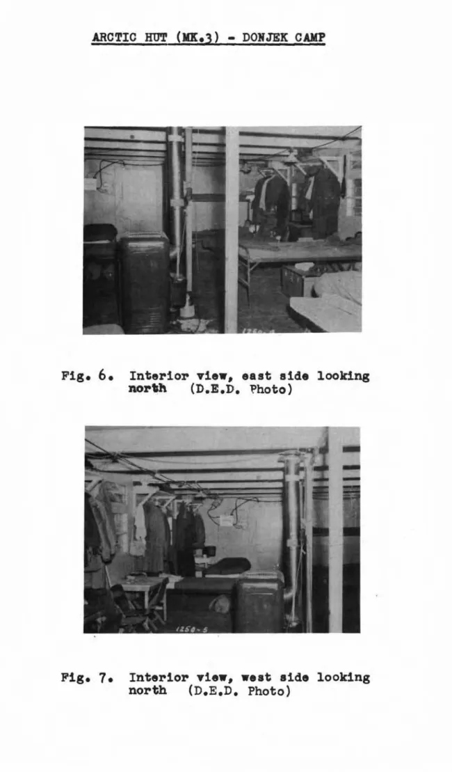 Fig. 6. Interior view, east side looking nor_h (D.E.D. 'Photo)