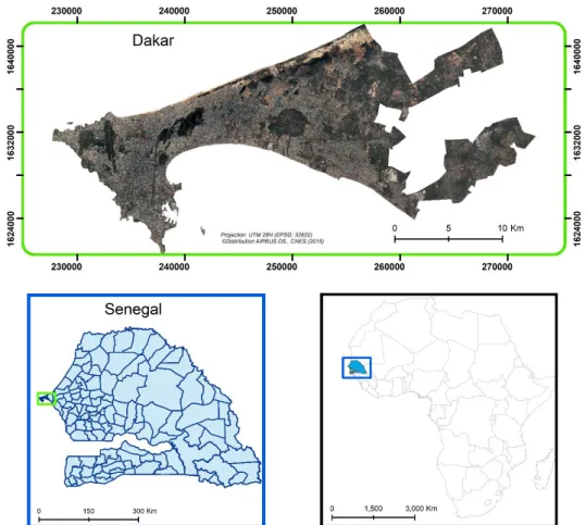 Figure 1. Study area extent. 