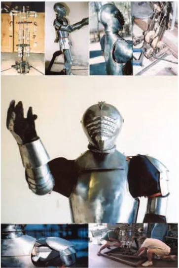 Figure 1.6: Leonardo’s Lost Robot Knight Exhibit, at the University of Tulsa (2007).