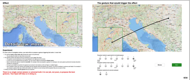 Figure 3. A completed trial in our guessability study.