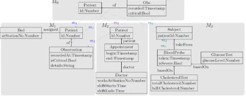 Figure 10 Three Systems for Medical Data with Common Terminology.