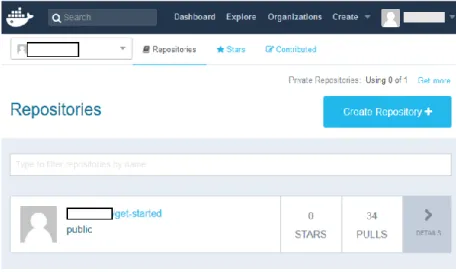 Figure 11 Page accueil Docker Hub 13