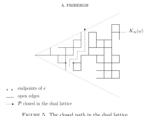 Figure 5. The closed path in the dual lattice