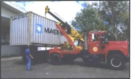 Figure 6:  ISO  Container  Being Transported