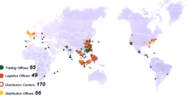 Figure 2:  Li &amp;  Fung's Global Network