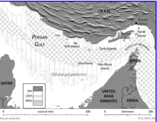 Figure 1. Strait of Hormuz and Adjacent Areas