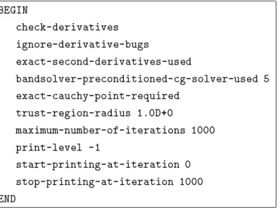 Figure 5: The LANCELOT default specication le