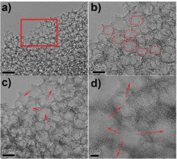 Fig. 1 TEM images of N-MMC.