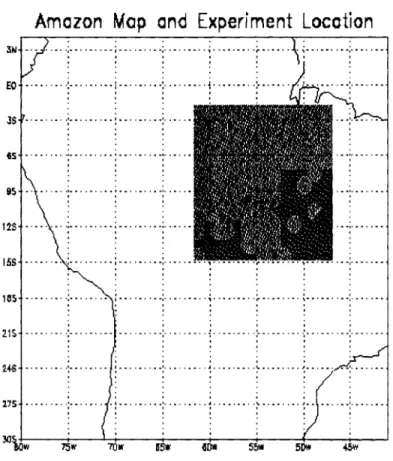 Figure  6-1:  Location  of the  numerical  experiment.