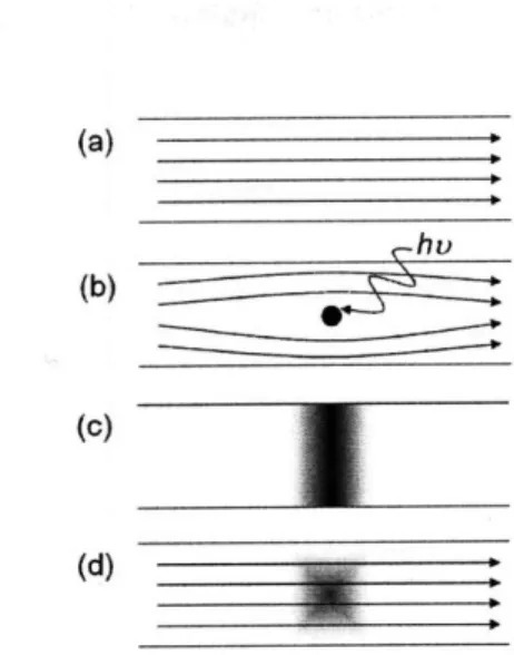 Figure  1-2:  The hot-spot model  for superconductive nanowire  single-photon  detectors: