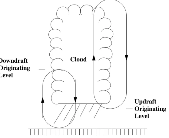 Figure 5.2 Illustration of budget for thermodynamic variable ψ in layer k.