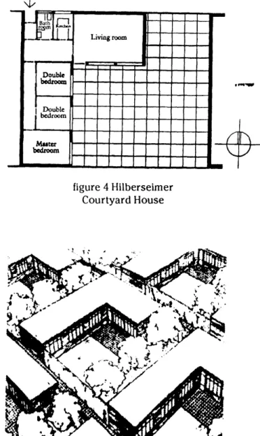figure  4  Hilberseimer Courtyard House