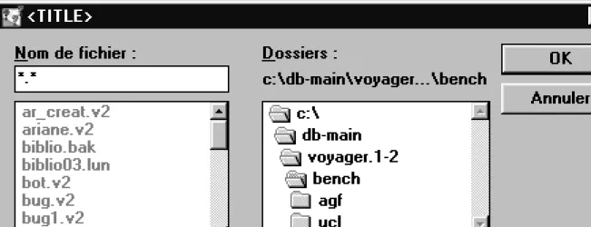 Figure 7.2: A File Browsing Window