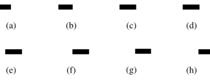 Fig. 4. Second Hausdorff Interpolates. (a) Source Image. (b) - (g) Second Hausdorff Interpolate