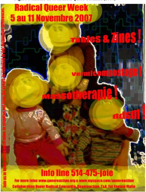 Figure 5 Affiche de la Radical Queer Seamine (2007) 