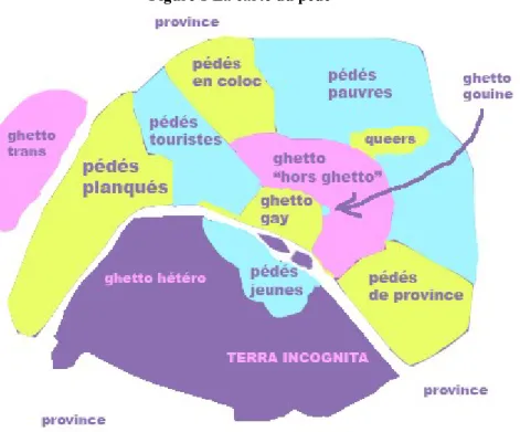 Figure 1 La carte du pédé 