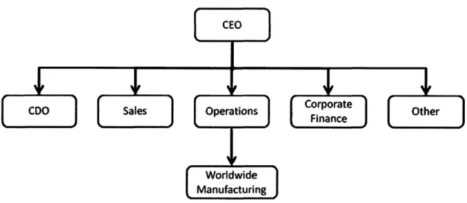 Figure 2: Cisco  Organizational Structure