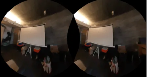 Figure 2-2: The viewer scene finds the best frame to render given the user’s position and renders it on the head mounted display.