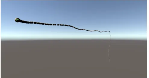 Figure 2-3: The point viewer scene renders each frame as a sphere in the 3D position in which it was captured.