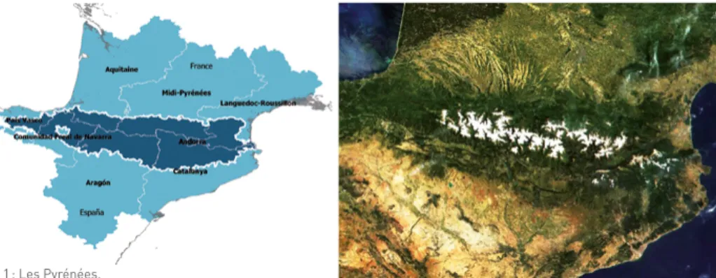 Fig. 1 : Les Pyrénées.