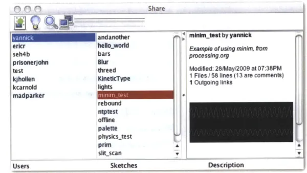 Figure 19.  "Share" File Browser.