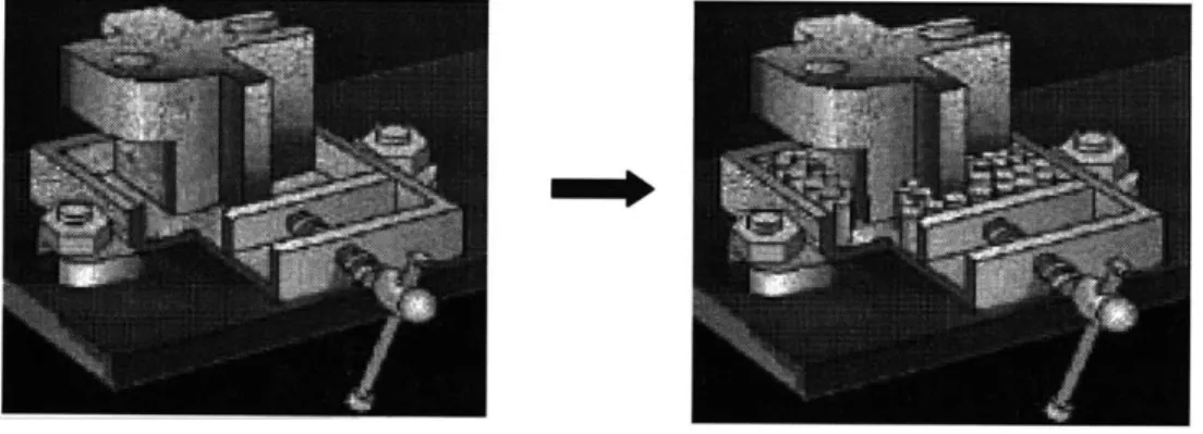 Figure 4.  TRIZ Solution  - Gripping Complex  Parts with a Vise