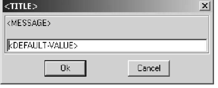 Figure 7.1 - A DialogBox Window.