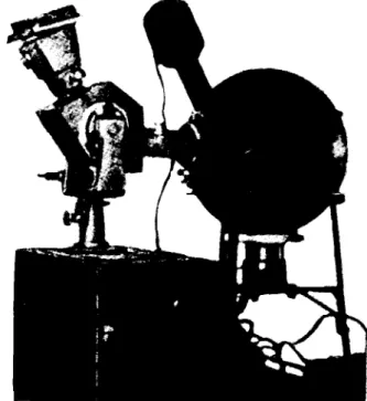 Fig. 6. Assembly of the Taylor sphere and spectrograph to measure the spectral reflectances.