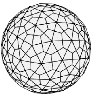 Figure 1 shows an example of a restricted Voronoï diagram.