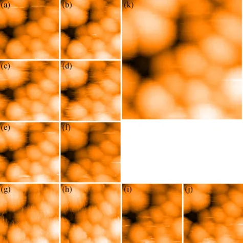 Figure 6a), (c), and (f) show images from Yu and Stellacci with arguably the strongest contrast of all of the features presented in that paper
