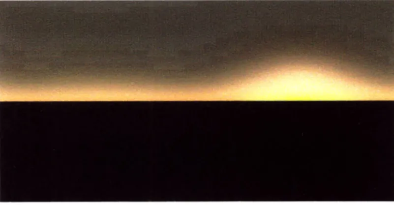 Figure 3-1:  The environment  map  used to simulate  the illumination  of a  sunset.  This texture  was  provided  as  part  of the  pbrt  distribution  [9].
