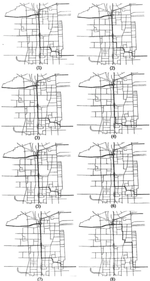 Figure  3-3:  Path  set  for  OD  pair:  1616  - 1584