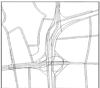 Figure  3-8:  A  complicated  interchange  with  short  links