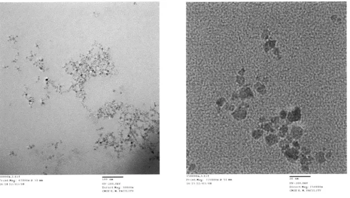 Figure 3 shows the TEM  images for  the Set  3 sample.