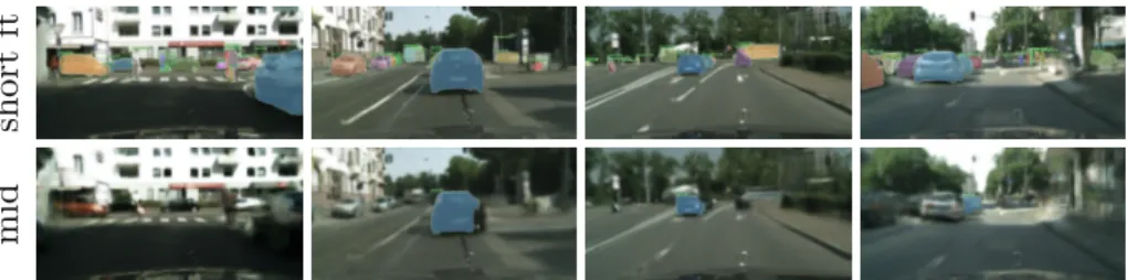 Fig. 11: Predictions in RGB space, followed by instance segmentation prediction using a Mask R-CNN model