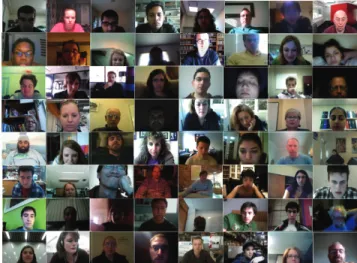Figure 1: A sample from the 3268 videos col- col-lected. There are significant variations in position, scale, pose, lighting and movement in the responses.