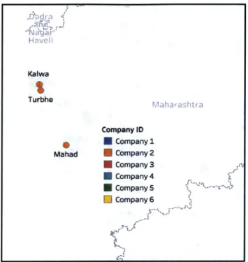 Figure  5:  Pilot Study Locations  in Maharashtra, India