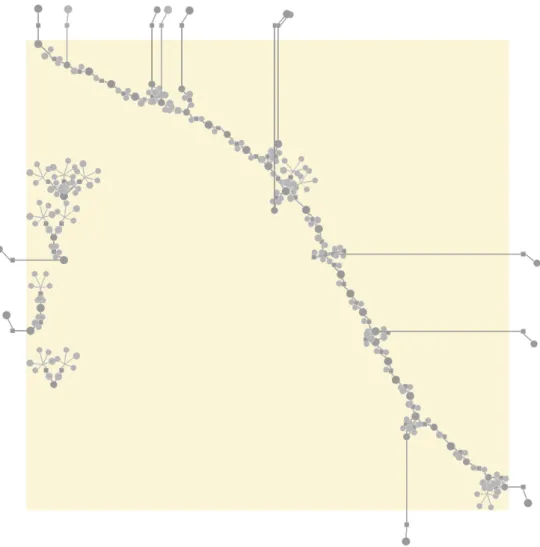 Fig. 1.2 Sixty-seven reactions happening in the peroxisome compartment of the yeast Y