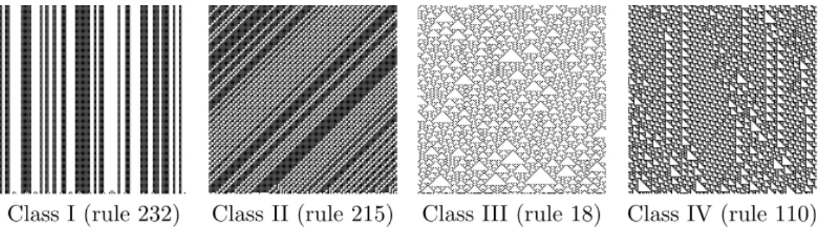 Figure 3: Examples of elements present in self-organisation and symbolic representation.