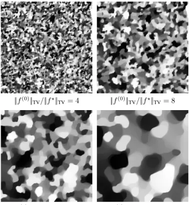 Fig. 4. Texture synthesis with TV projection and histogram equalization.