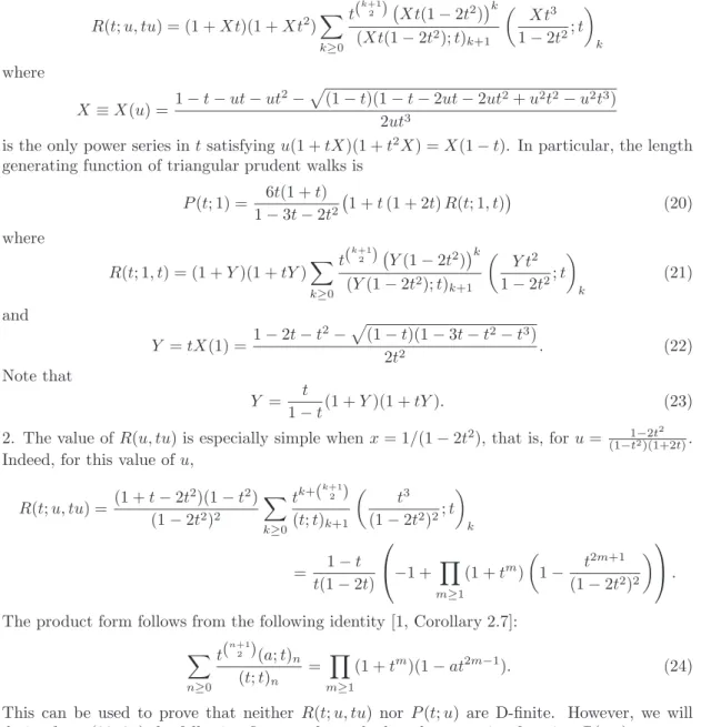 Figure 8. Random triangular prudent walks of length 500.