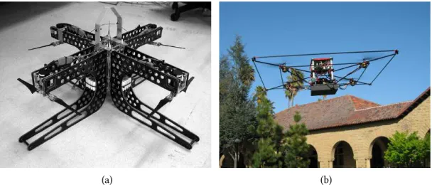 Figure 1.10: (a) ANU X4, (b) STARMAC II