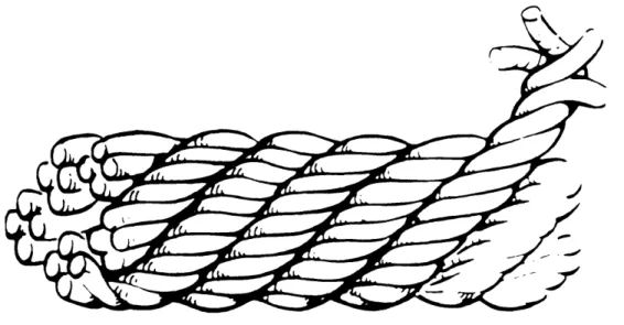 Figure  1.4  A &#34;fully  transposed&#34;  cable  in the  form  of a  multiply  twisted  &#34;rope.&#34;  Source: