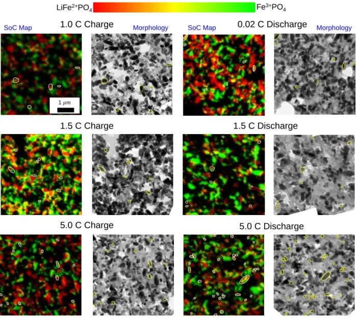 Fig. S4: SoC map and corresponding TEM 
