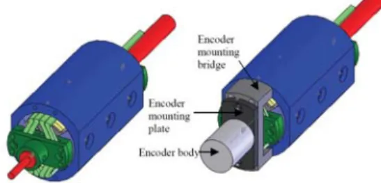 Fig. 10. Modified core 3 to accommodate ball bearing to support shaft. 