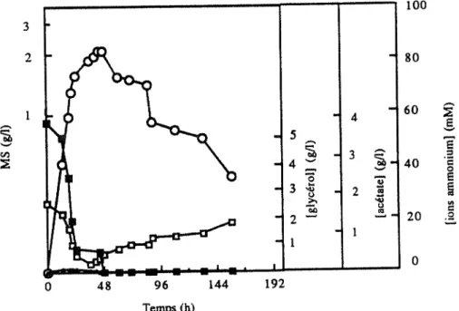 Fig. 111.1.1. Effet d'une  source  azotée  minérale  ..  le  chlorure  d'ammonium  à  25  mM