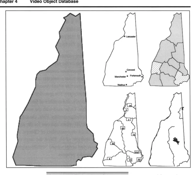 Figure 4.1  Examples  of the 5 state maps  used for each state in the system.