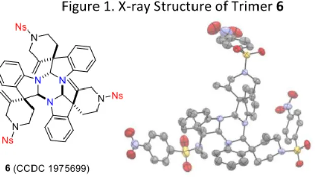 Figure 1. X-ray Structure of Trimer 6 