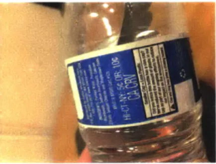 Figure  1.24:  A  plastic  bottle,  showing the  bottle  deposit  price  in  each  state